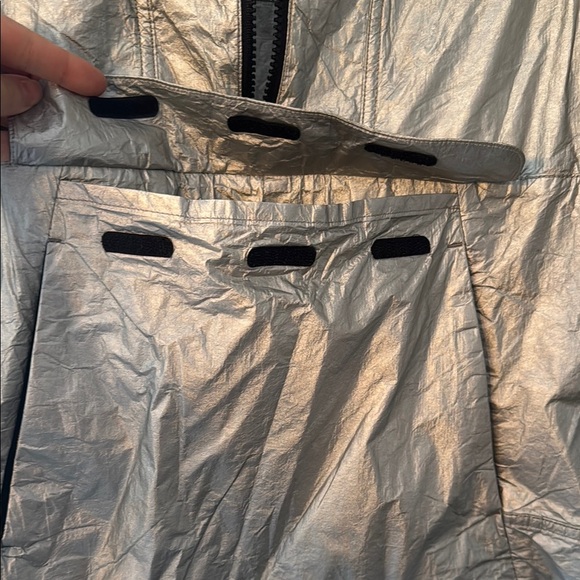 The North Face Shimmering Silver Windbreaker - Picture 9 of 11